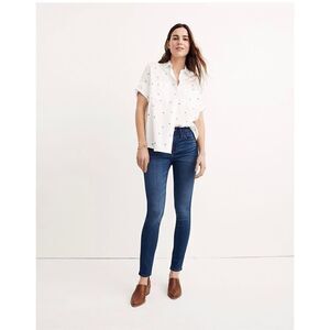Madewell High Rise Skinny Road Tripper Jeans In Orson Wash